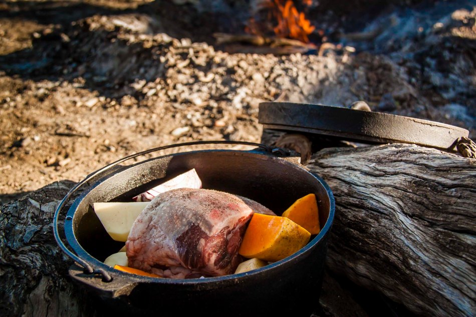 At a free-camp, you are also free to collect firewood for a campfire, and then cook yourself a meal in your camp oven. It doesn't get much better than this!